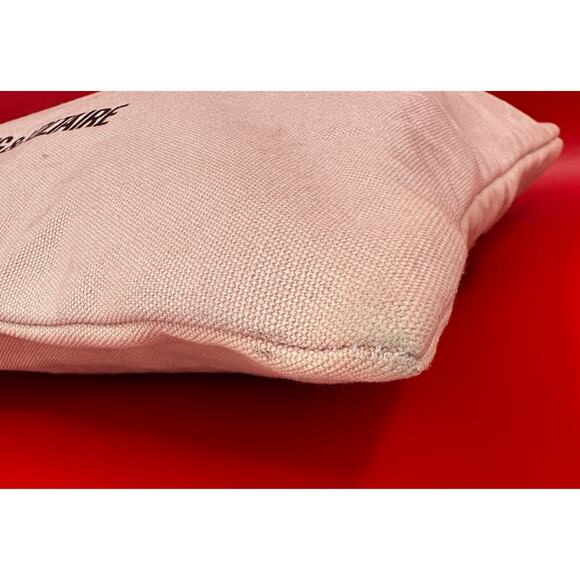 Girls Can Do Anything Zadig & Voltaire Parfums Chain Strap Pink Canvas Bag - Picture 8 of 14